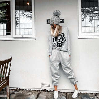 Grey Super slouchy joggers