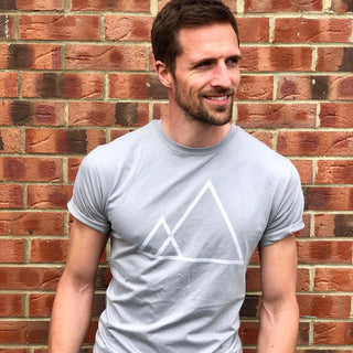 Triangles Grey Tee