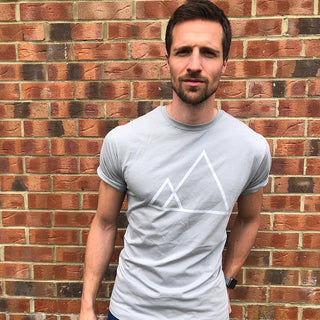 Triangles Grey Tee