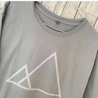 Triangles Grey Tee