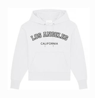 Super slouchy white LOS ANGELES hoody *super slouchy fit* SALE