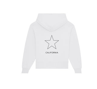 Super slouchy white LOS ANGELES hoody *super slouchy fit* SALE